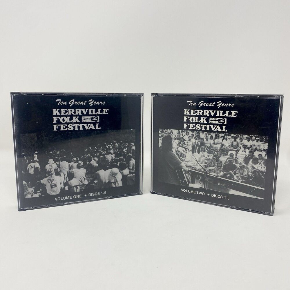 Kerrville Folk Festival Ten Great Years Vol 1 & 2 1995 10 CD Box Set Limited Ed.